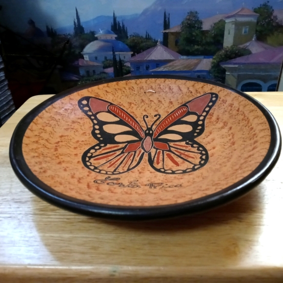 Costa Rica / Elpidio Chavarria Other - COSTA RICA 🦋 BUTTERFLY CERAMIC 🎋 WALL🧱ART,12"×2",A FABULOUS GIFT.🎁